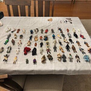 Original Vintage Star Wars Figures (Lot of 61)